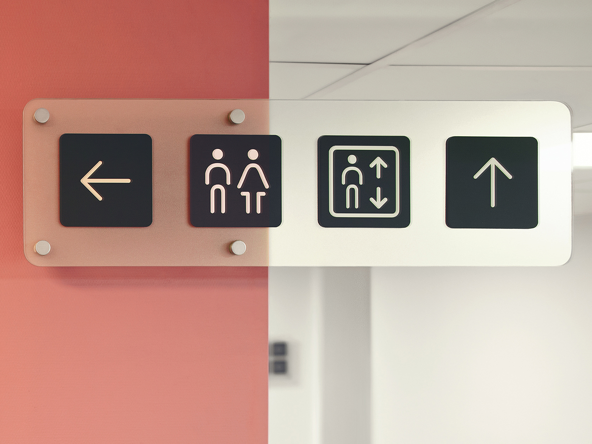 ADA wayfinding signage
